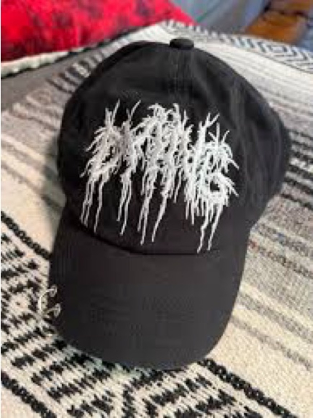 Widow Black Cap with “Dying” Logo